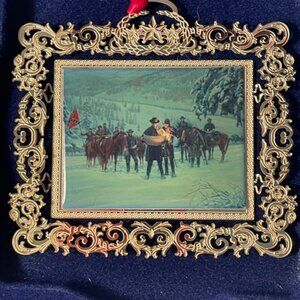 Mort Kunstler 2002 Collectible Ornament "CONFEDERATE WINTER" #3037